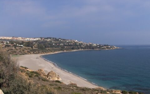 Punta Chullera en Manilva vista desde Torreguadiaro